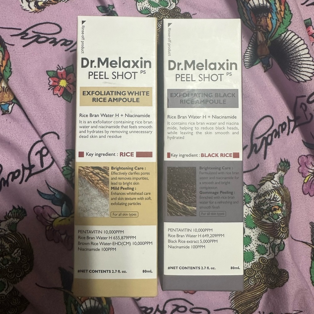 Dr. Melaxin Exfoliating Rice Ampoule Set